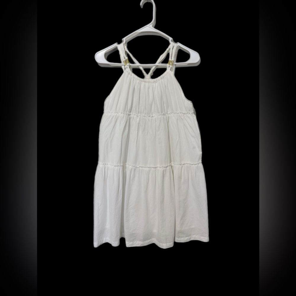 Chloe White Tiered Tank Mini Dress